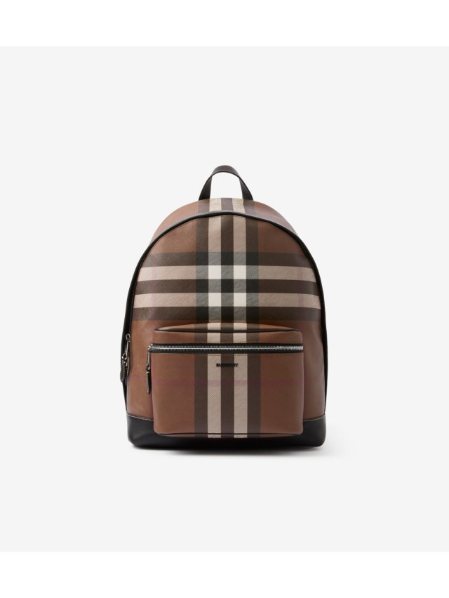 The rucksack backpack Burberry Blue in Metal - 25057962