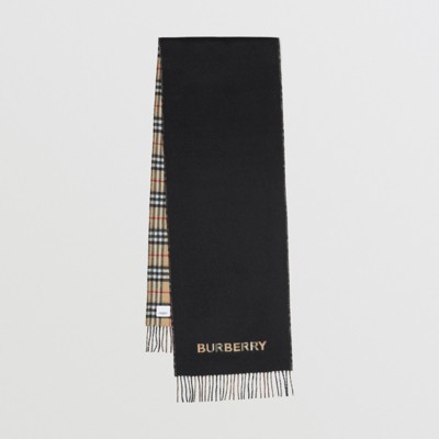 black burberry scarf