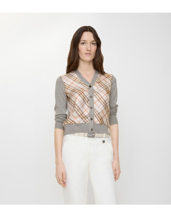バーバリー ロンドン 美品 ニットブラウス ウール 38 マルチカラー ウィメンズ デザイナー ニットウェア | Burberry® 公式サイト