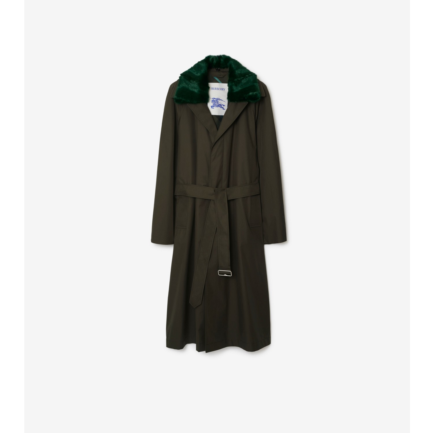 Burberry coat on sale mens green