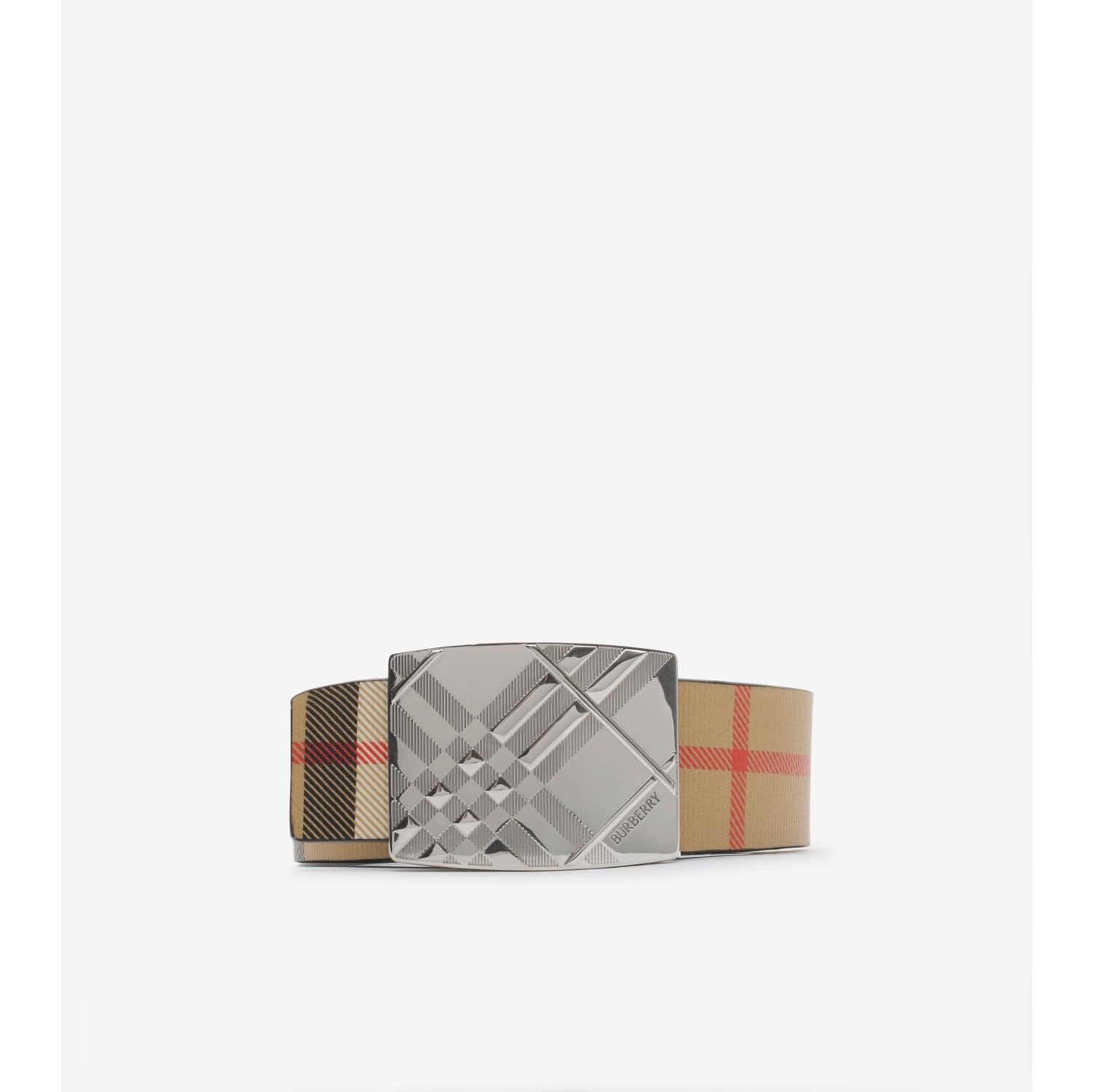 Reversible Engraved Check Belt