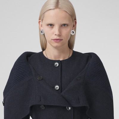 burberry wool cashmere trench coat