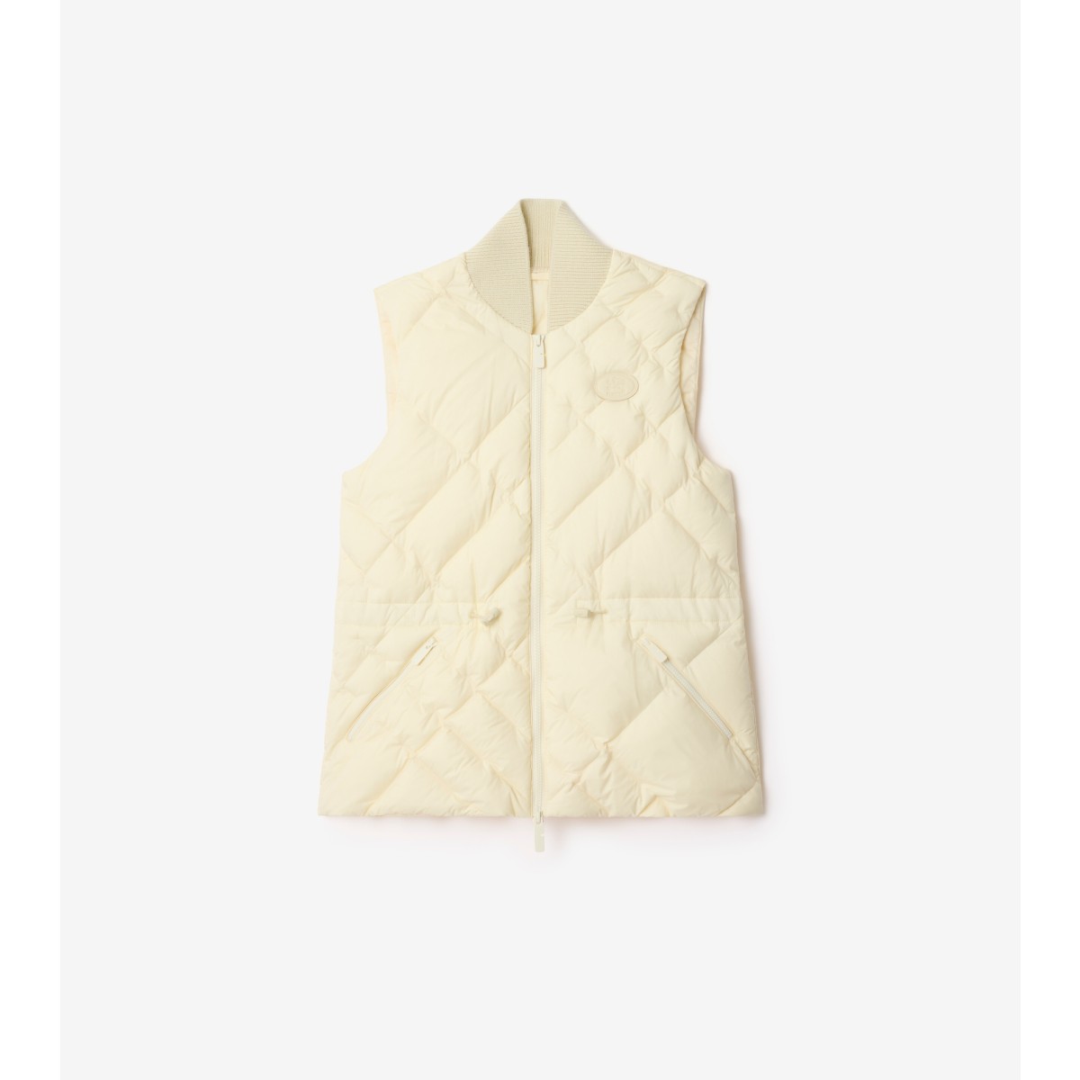  Check -stitch Nylon Gilet