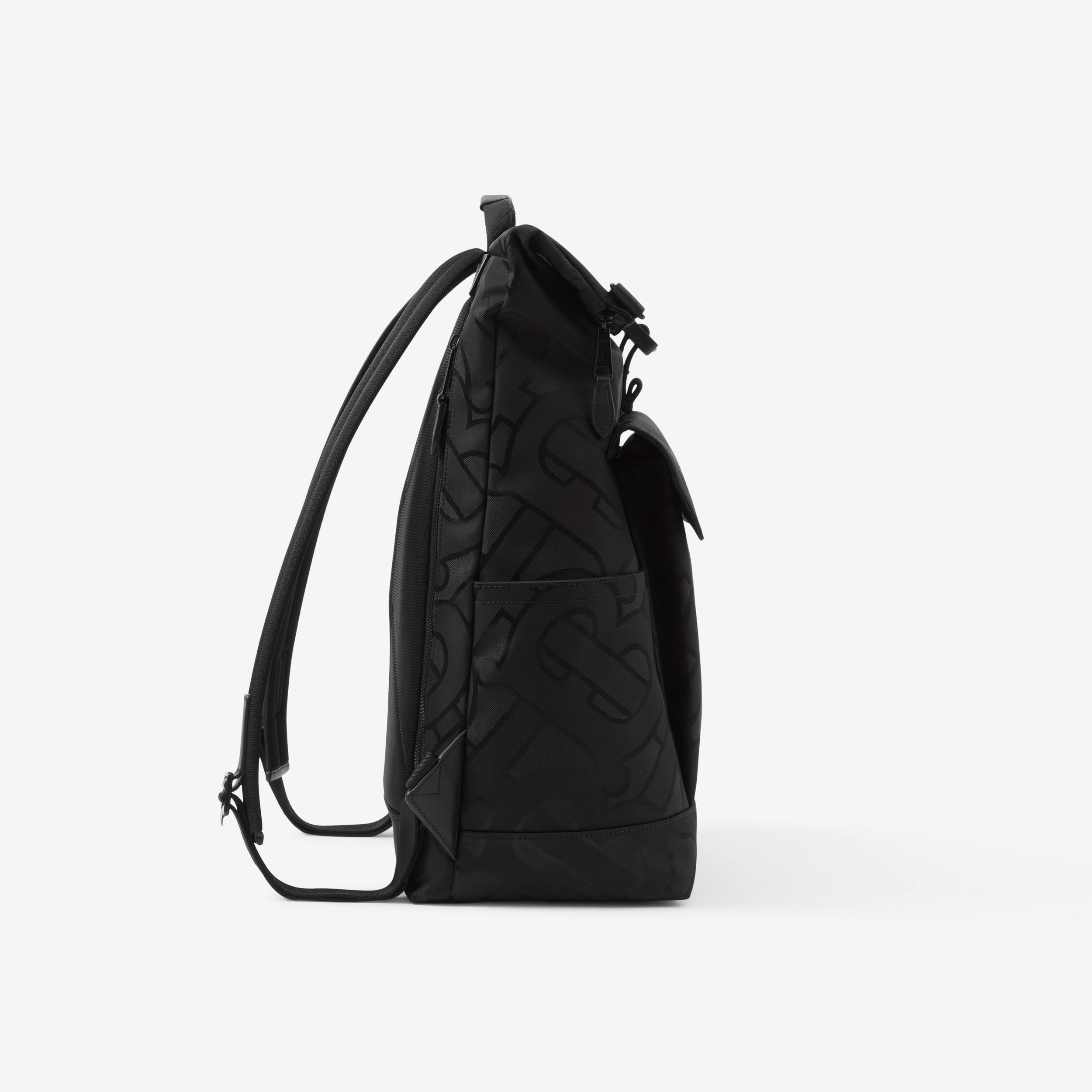 Monogram Jacquard Backpack in Black - Men | Burberry® Official - 2