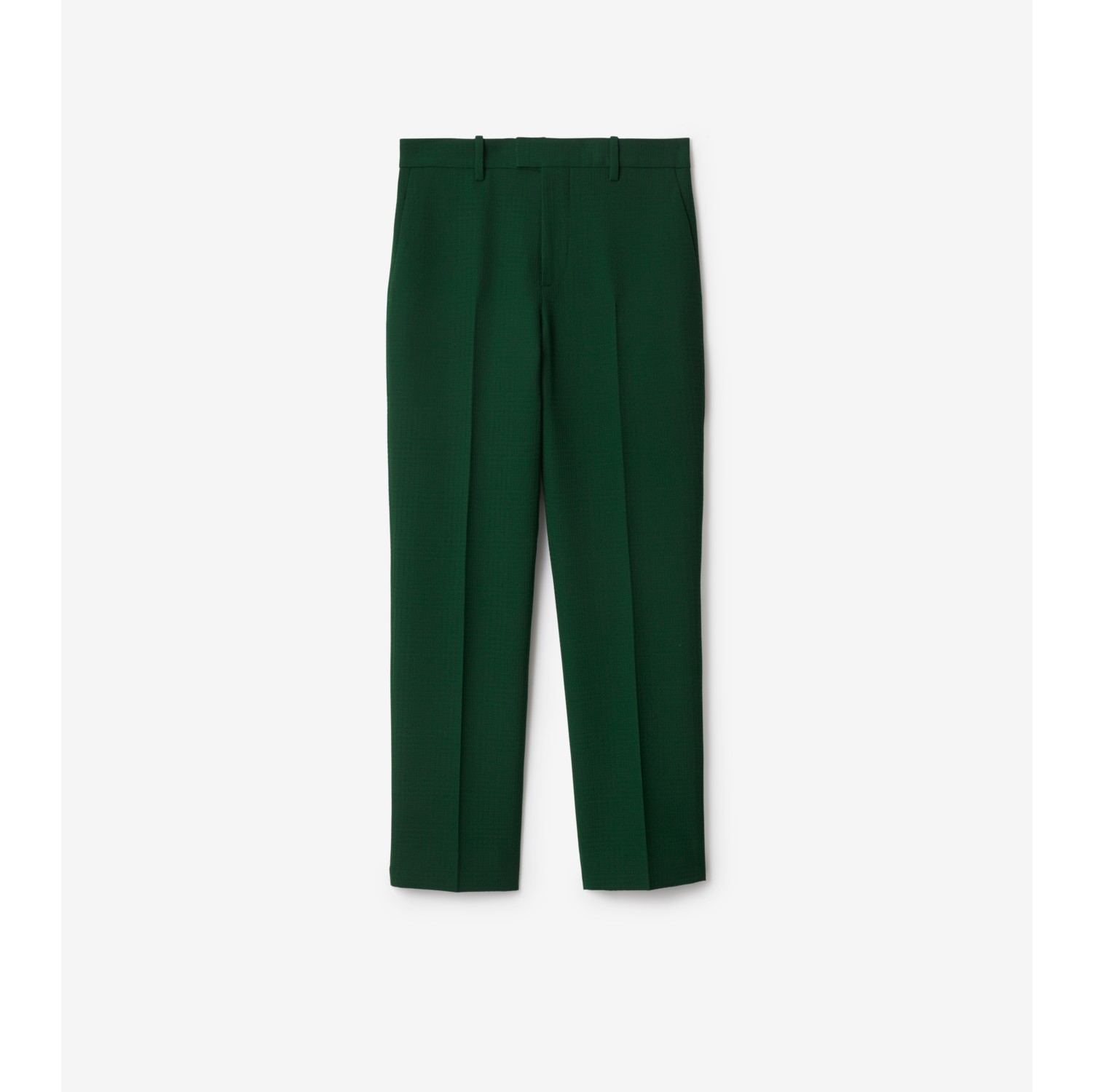 Burberry Wool AIMIE Tailored Pants with Iconic Tartan Motif women