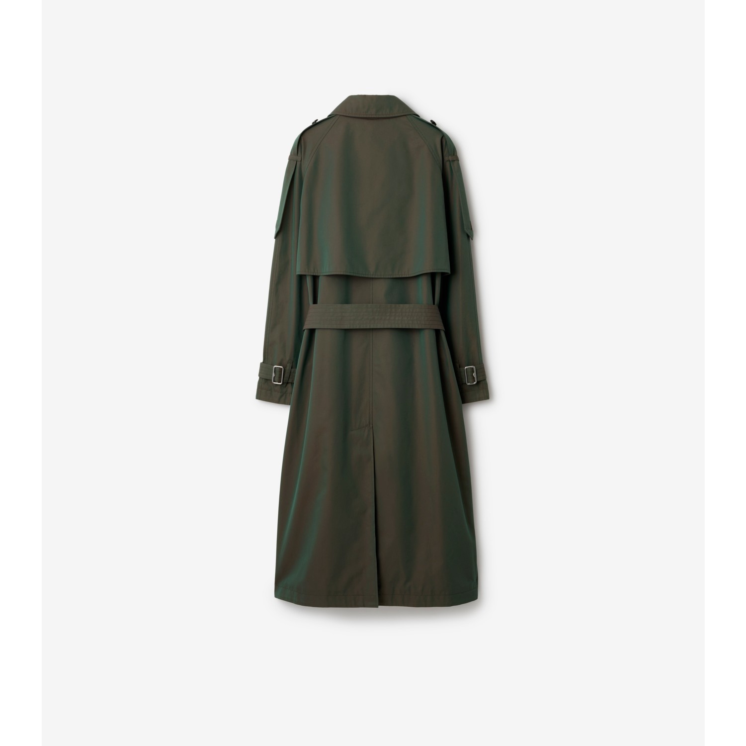 Long Cotton Trench Coat