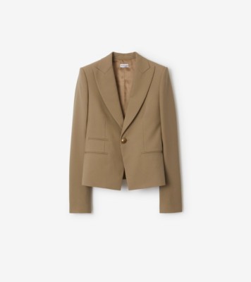 ★Burberry★バーバリー ウール テーラードジャケット ウール テーラードジャケット (パドル) - ウィメンズ, ウール