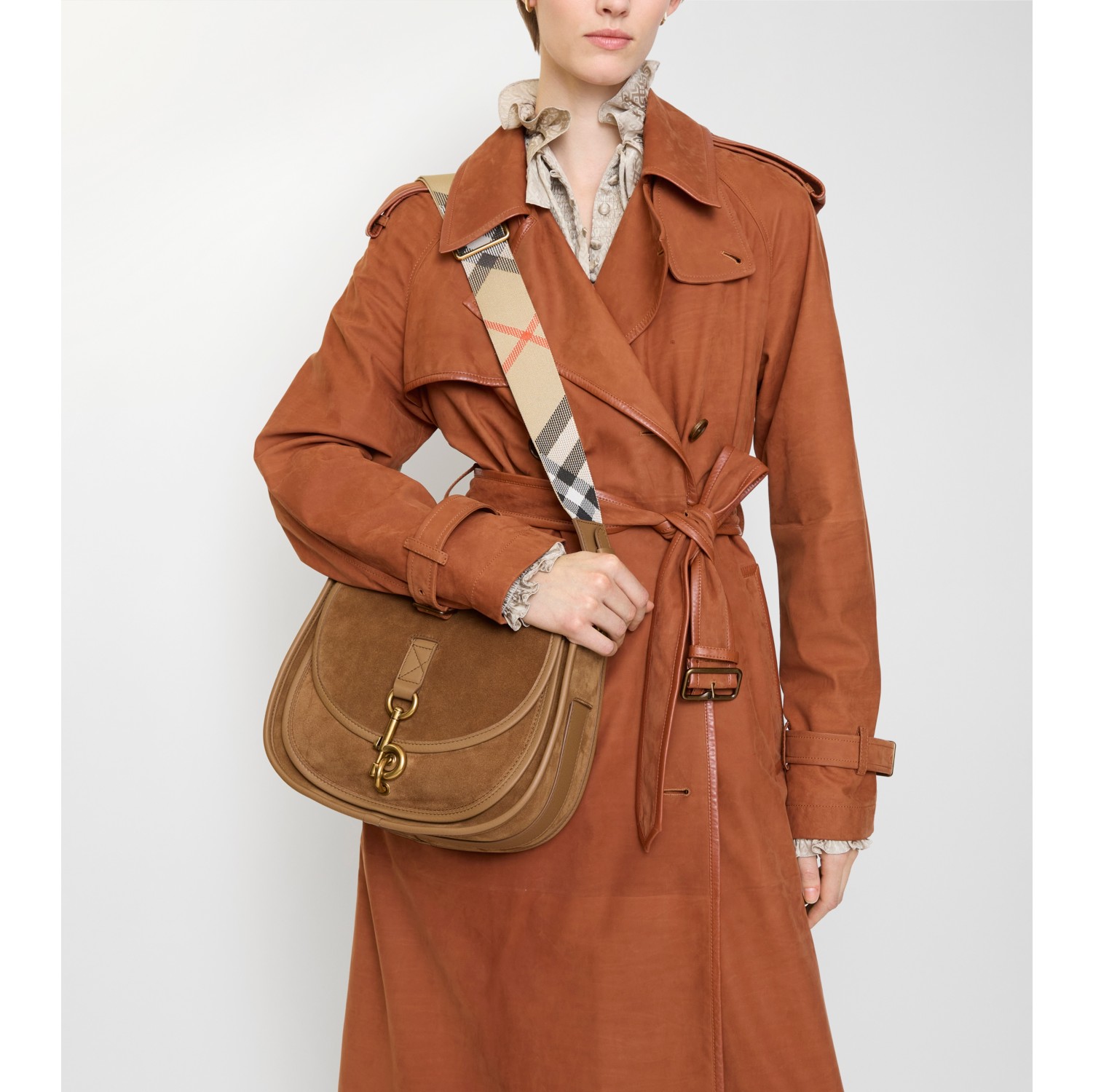 Small B Clip Messenger Bag