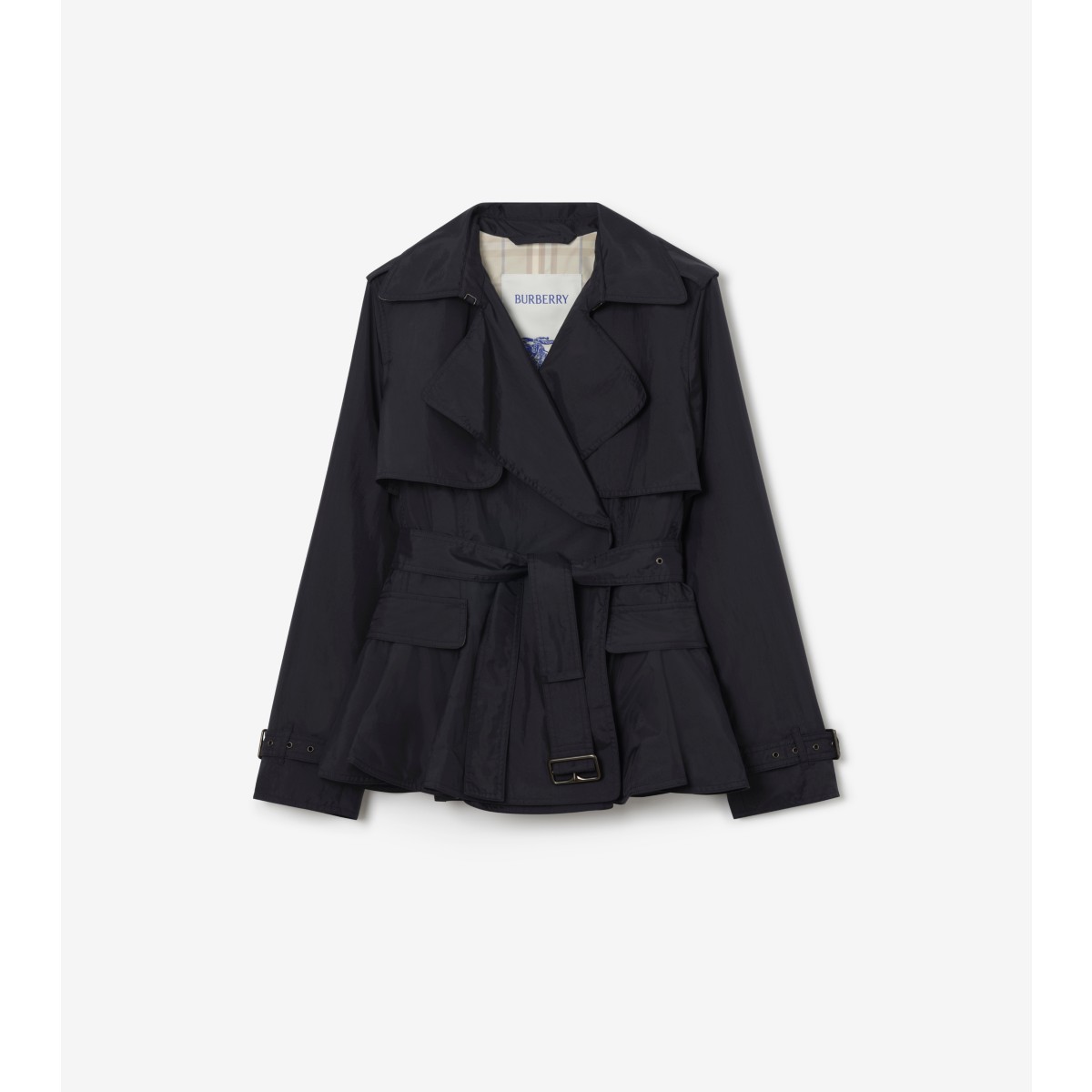 Check Nylon Pembury Trench Jacket