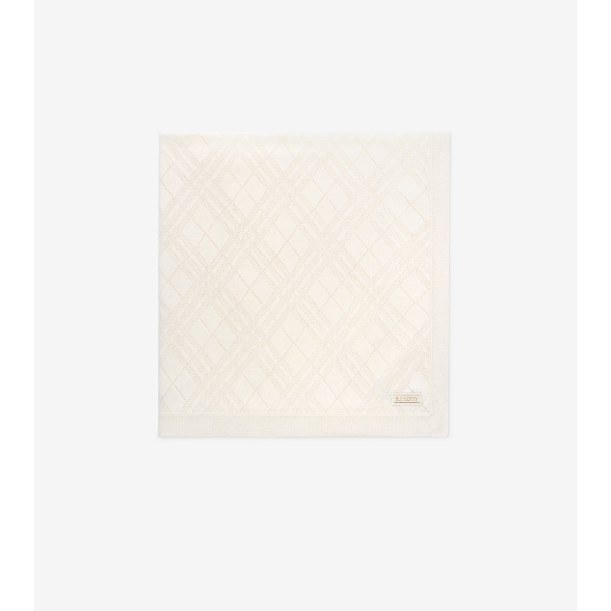  Check Cashmere Baby Blanket