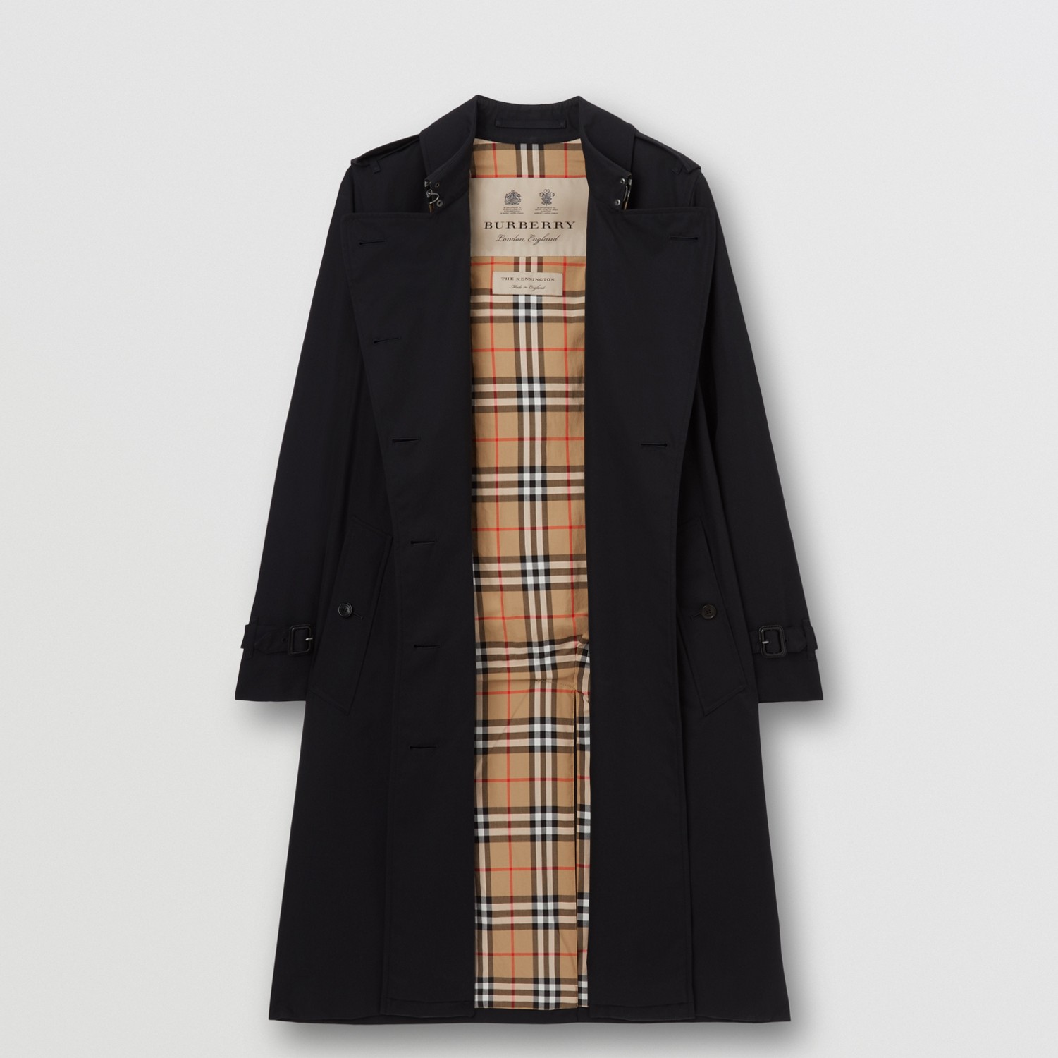 The Kensington - Trench coat Heritage longo (Meia Noite) - Mulheres | Burberry® oficial