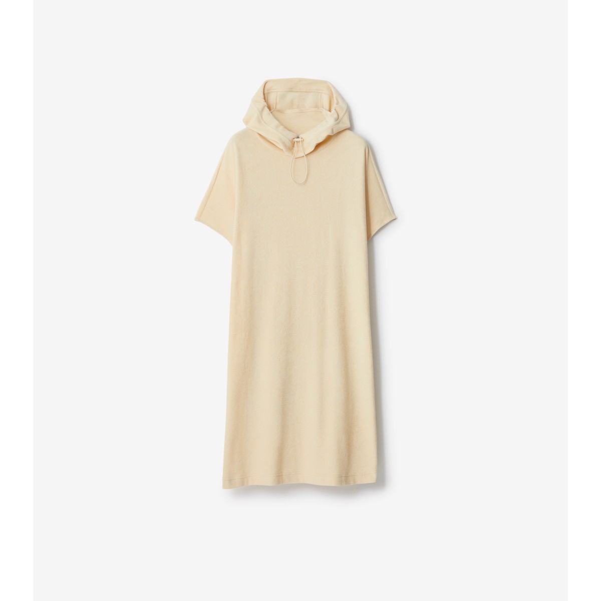 Burberry Cotton Towelling Dress In Neutral