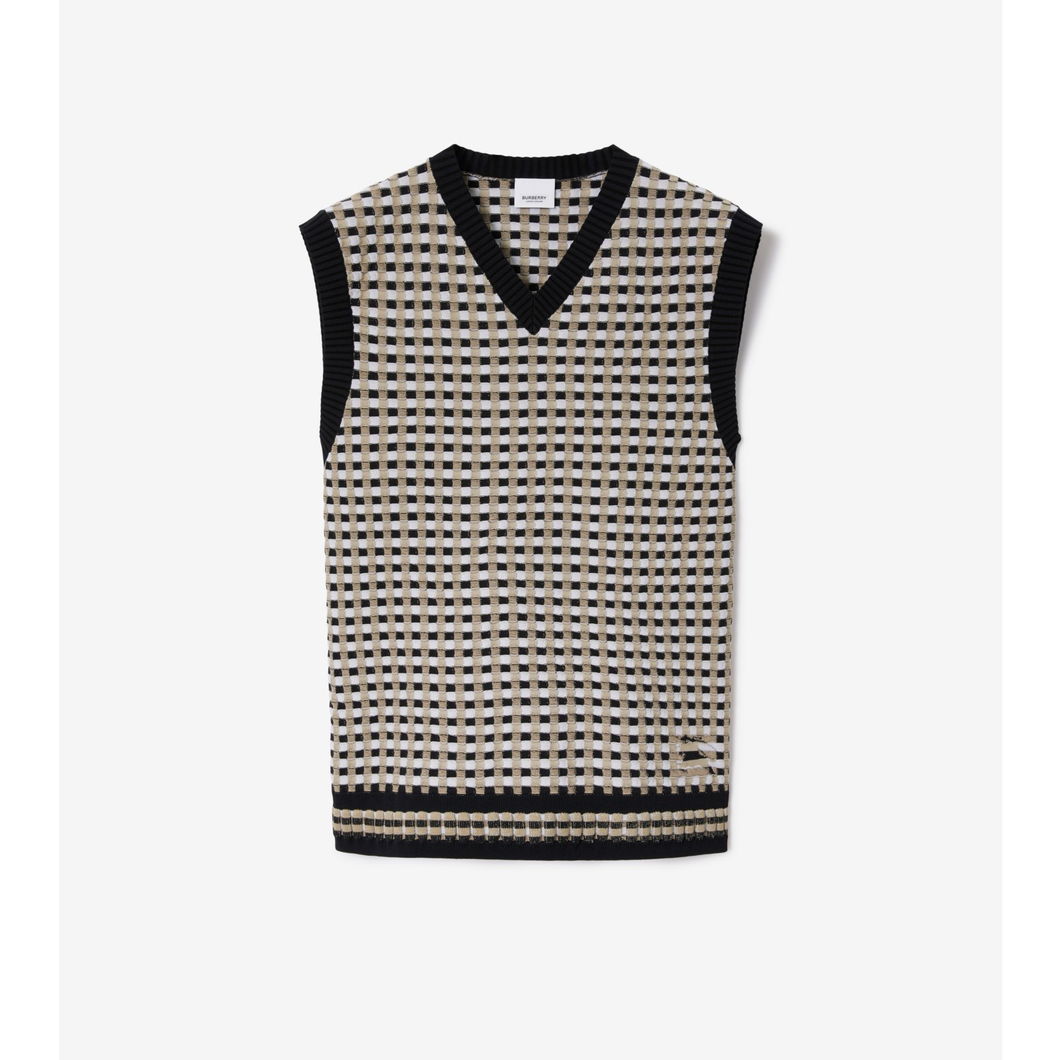 Men Cotton Sleeveless V-neck Jumper Pullover Knitted Vest Pullover