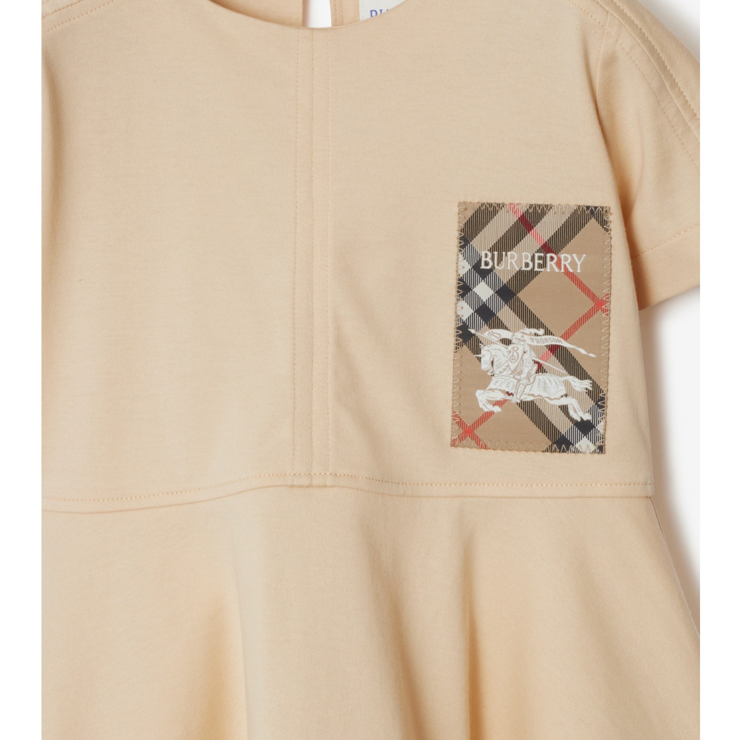 Check Label Cotton Dress