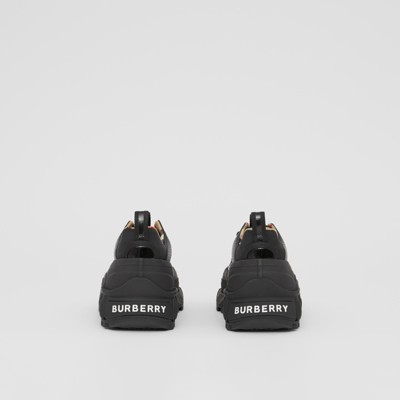 burberry black arthur sneakers