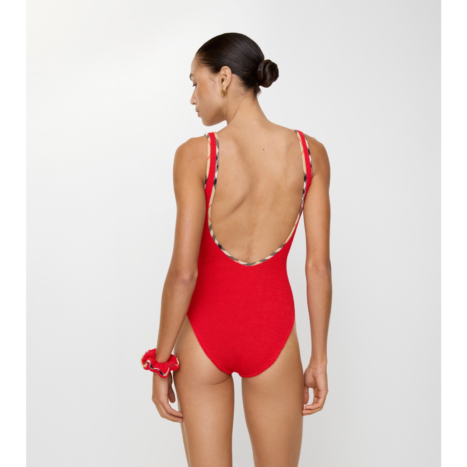 Faye Swimsuit in Red - Women, Nylon | Burberry® Official