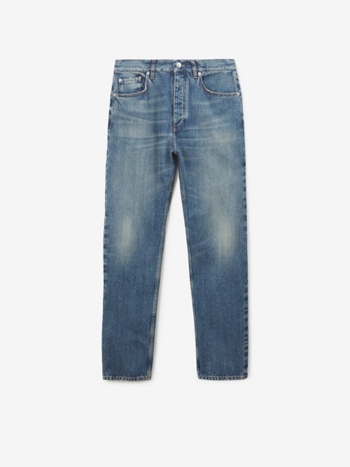 Burberry Regular Fit Jeans In Vintage Denim
