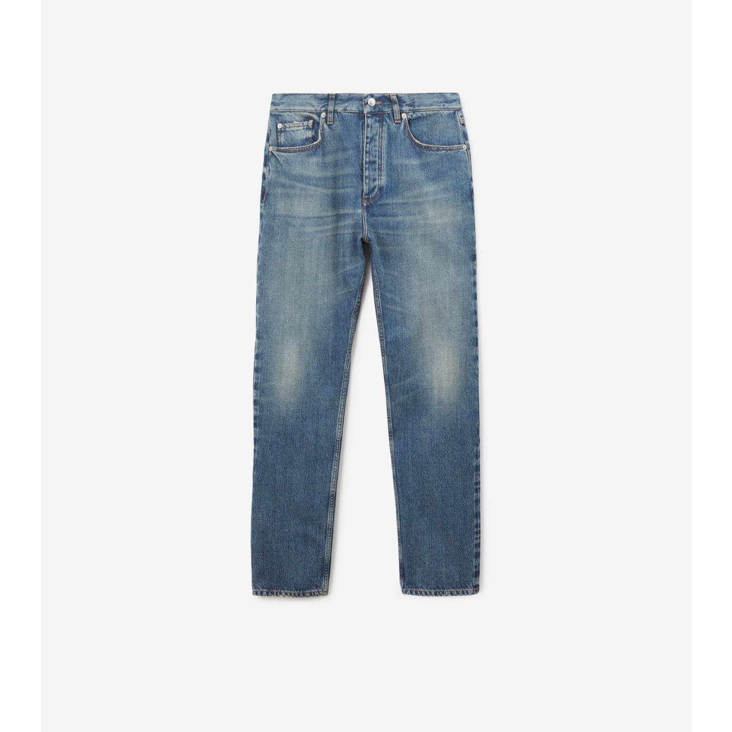 Regular Fit Jeans in Vintage denim - Men, Denim | Burberry® Official