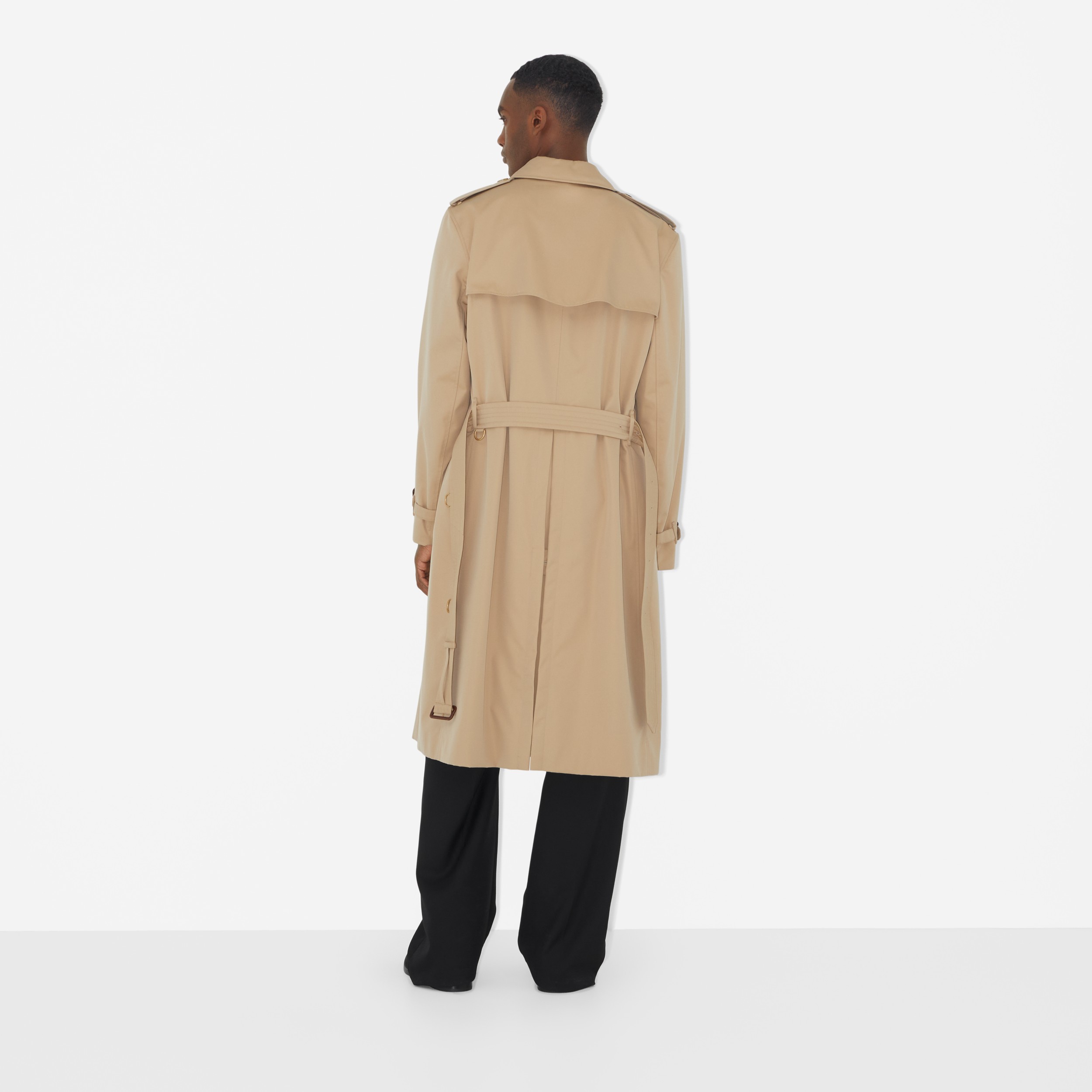 Long Kensington Heritage Trench Coat in Honey - Men | Burberry® Official