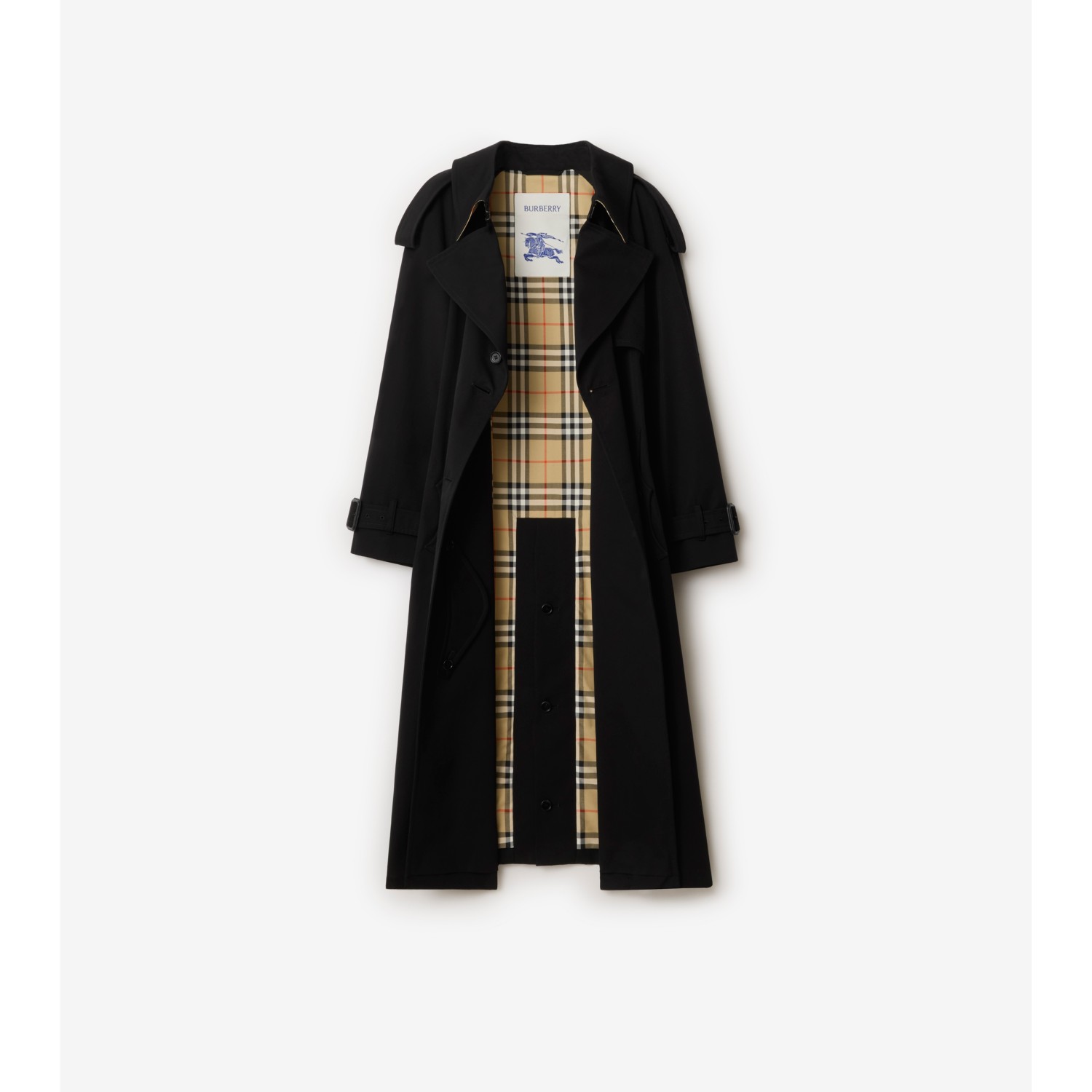 Long Gabardine Fitzrovia Trench Coat - thumbnail 6