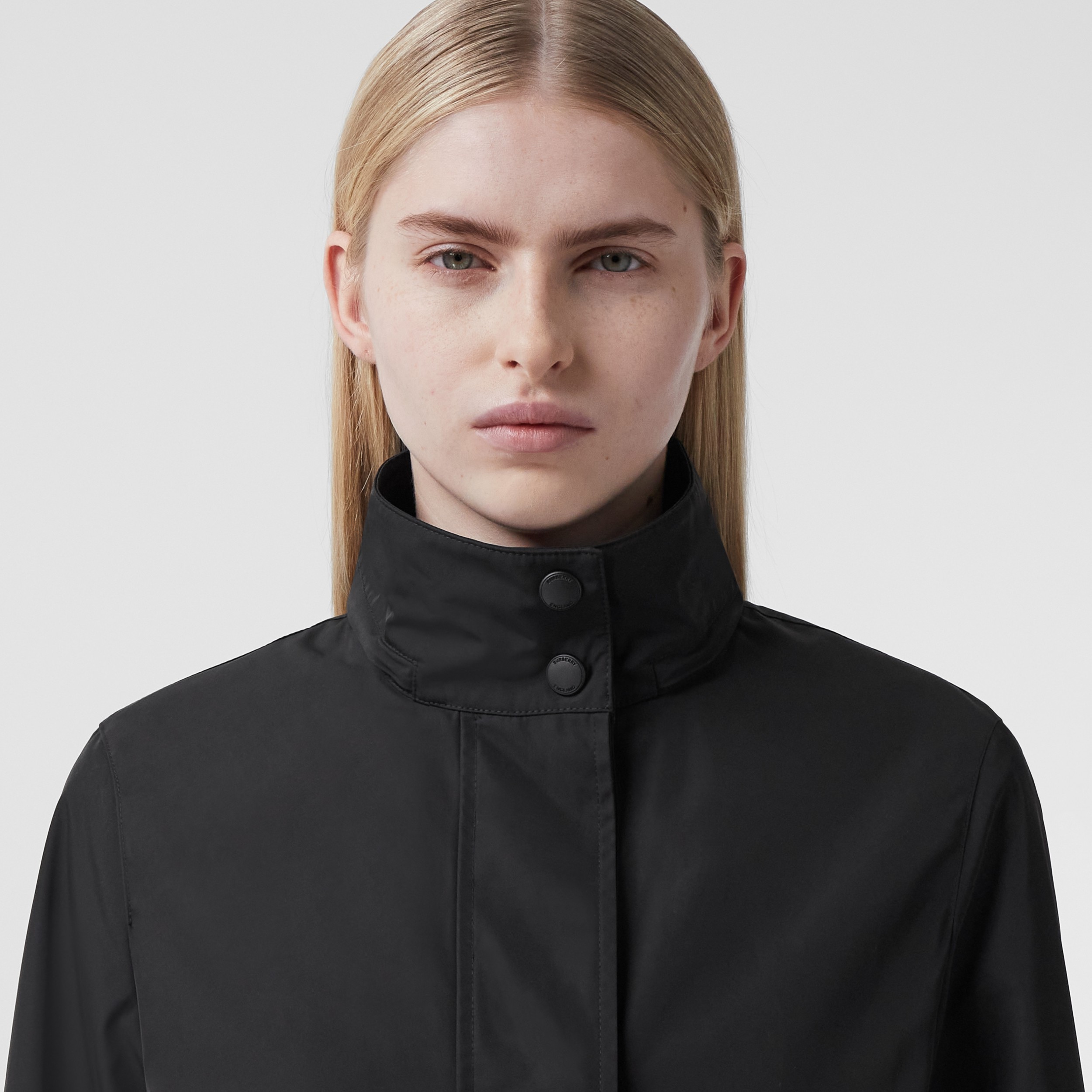 Detachable Hood Car Coat in Black Women Burberry® Official