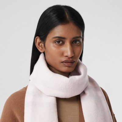 burberry scarf cashmere pink