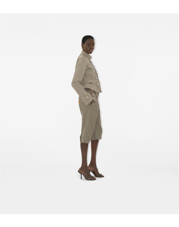 B Crest Cotton Tailored Jacket