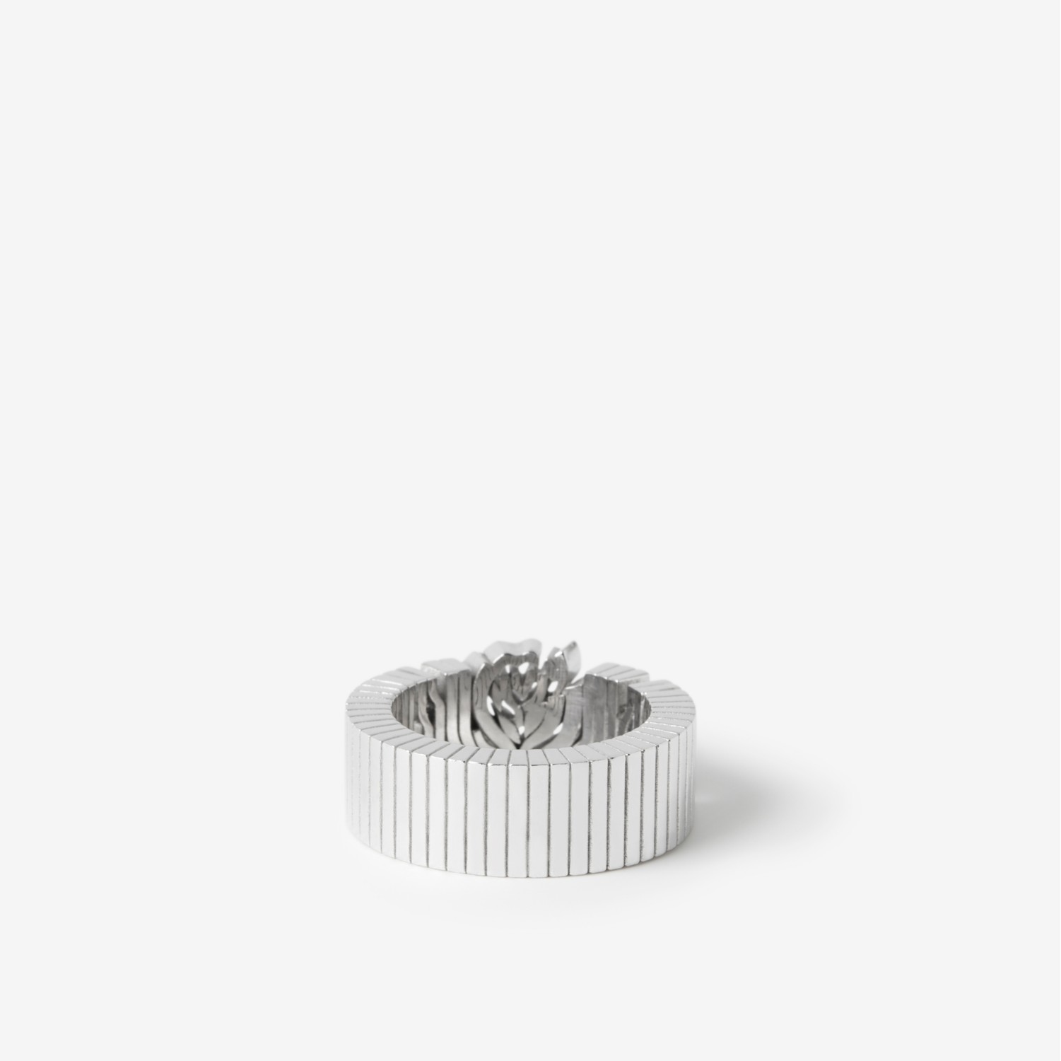 Rose Ring in Silver - Women | Burberry® Official