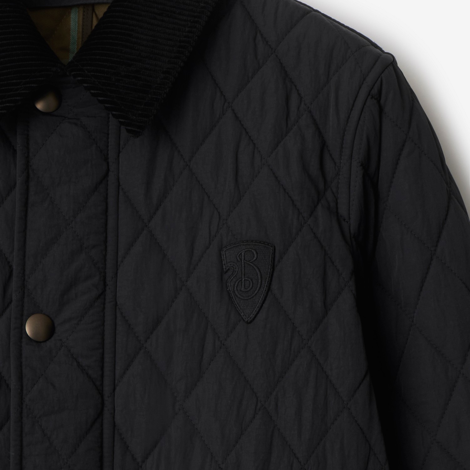 Quilted Nylon Jacket in Black/snug - Women | Burberry® Official Quilted Nylon Jacket in Black/snug - Women | Burberry® Official