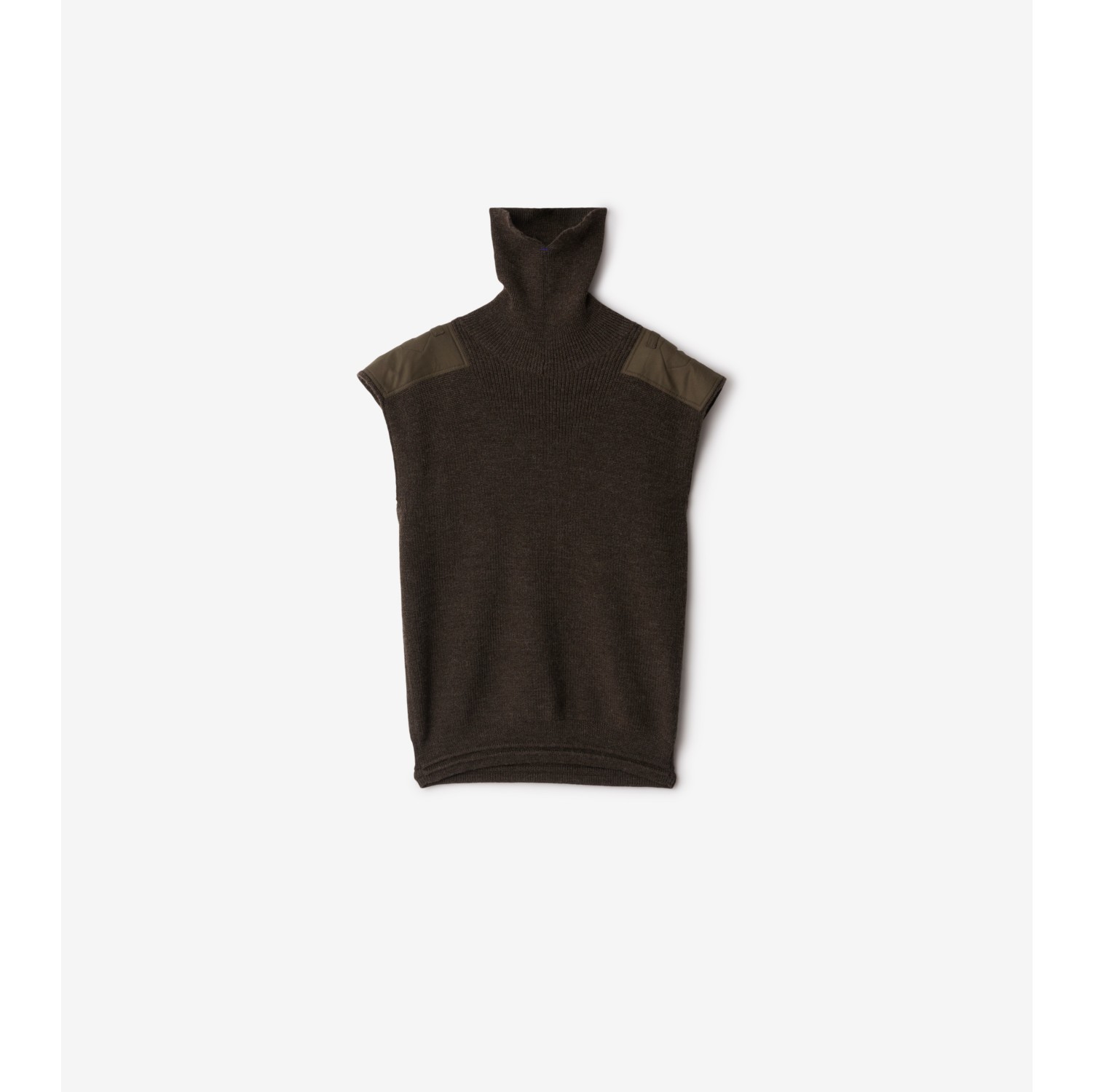 Detachable Sleeve Wool Sweater