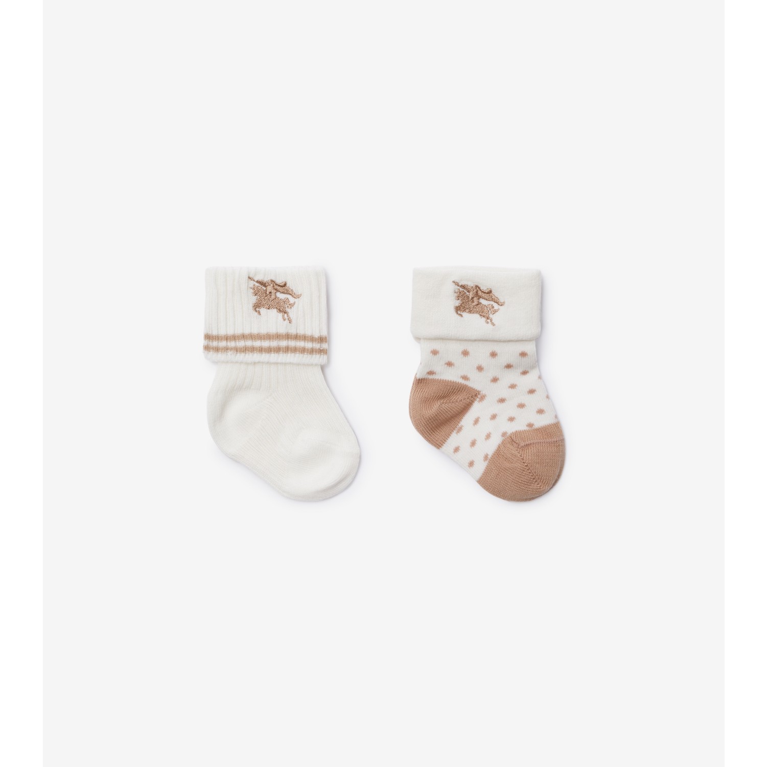 Two-piece Cotton Blend Socks Set