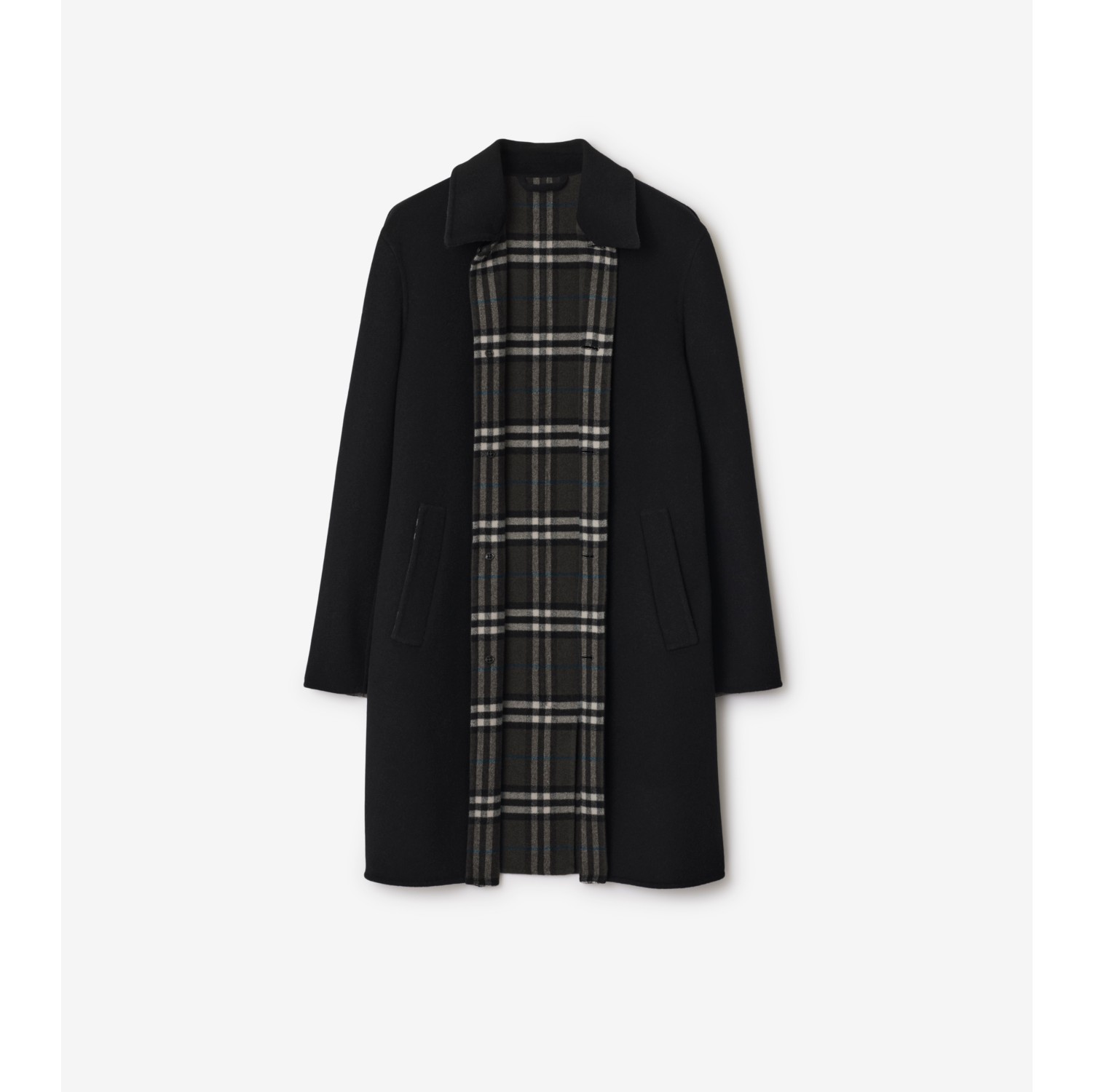 Mid-length Wool Car Coat