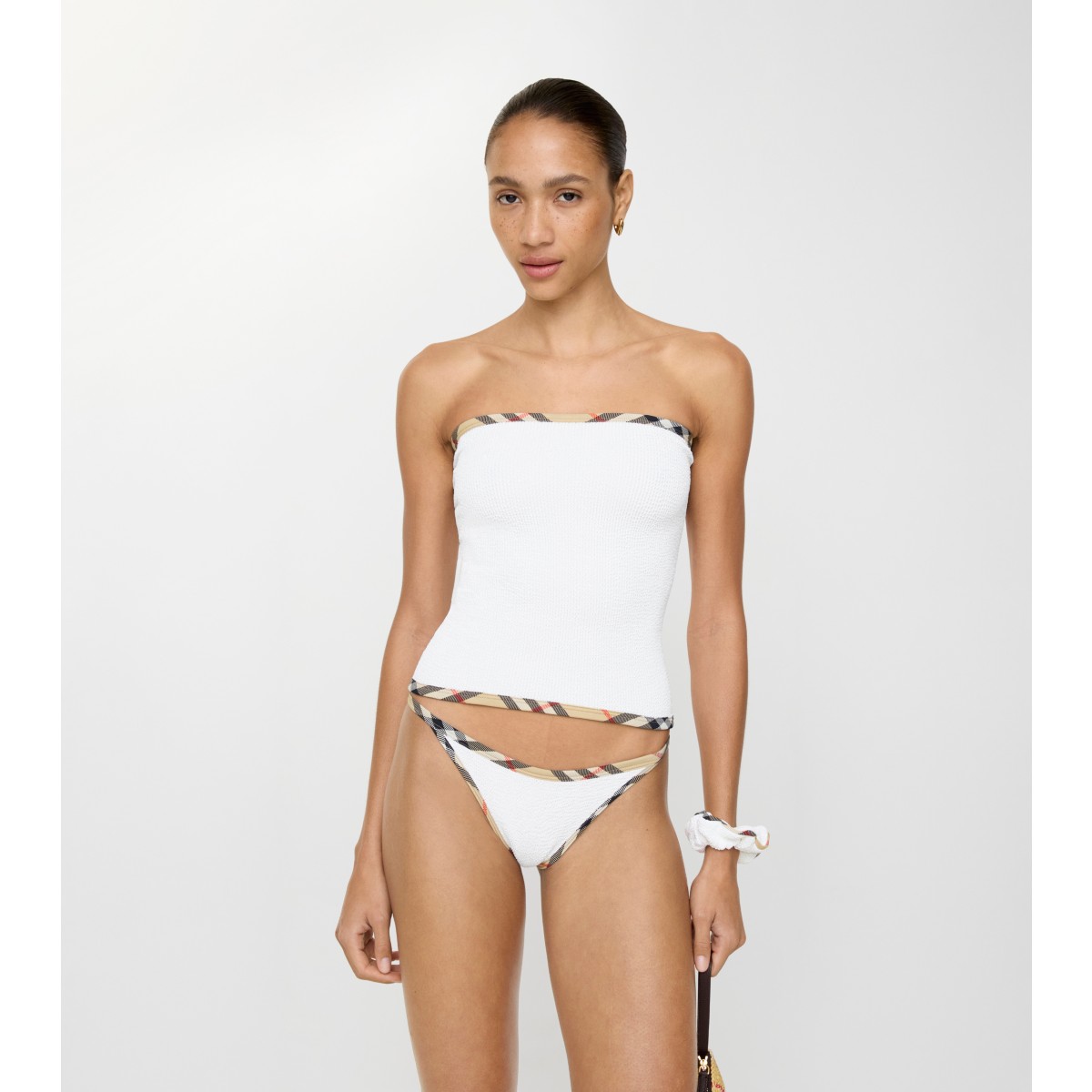  Check Devyn Swim Skirt/Tube Top