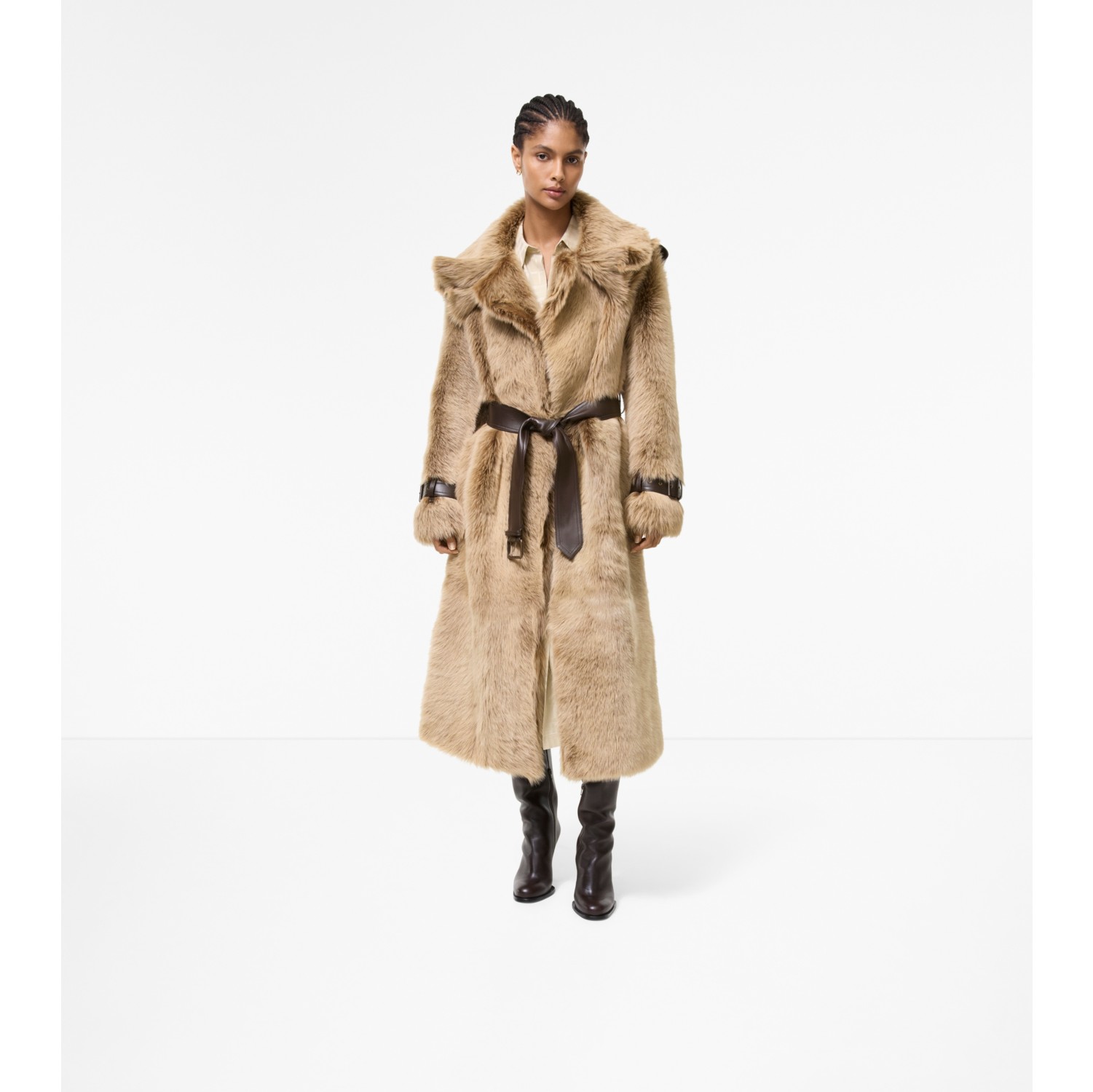 Long Shearling Linley Coat