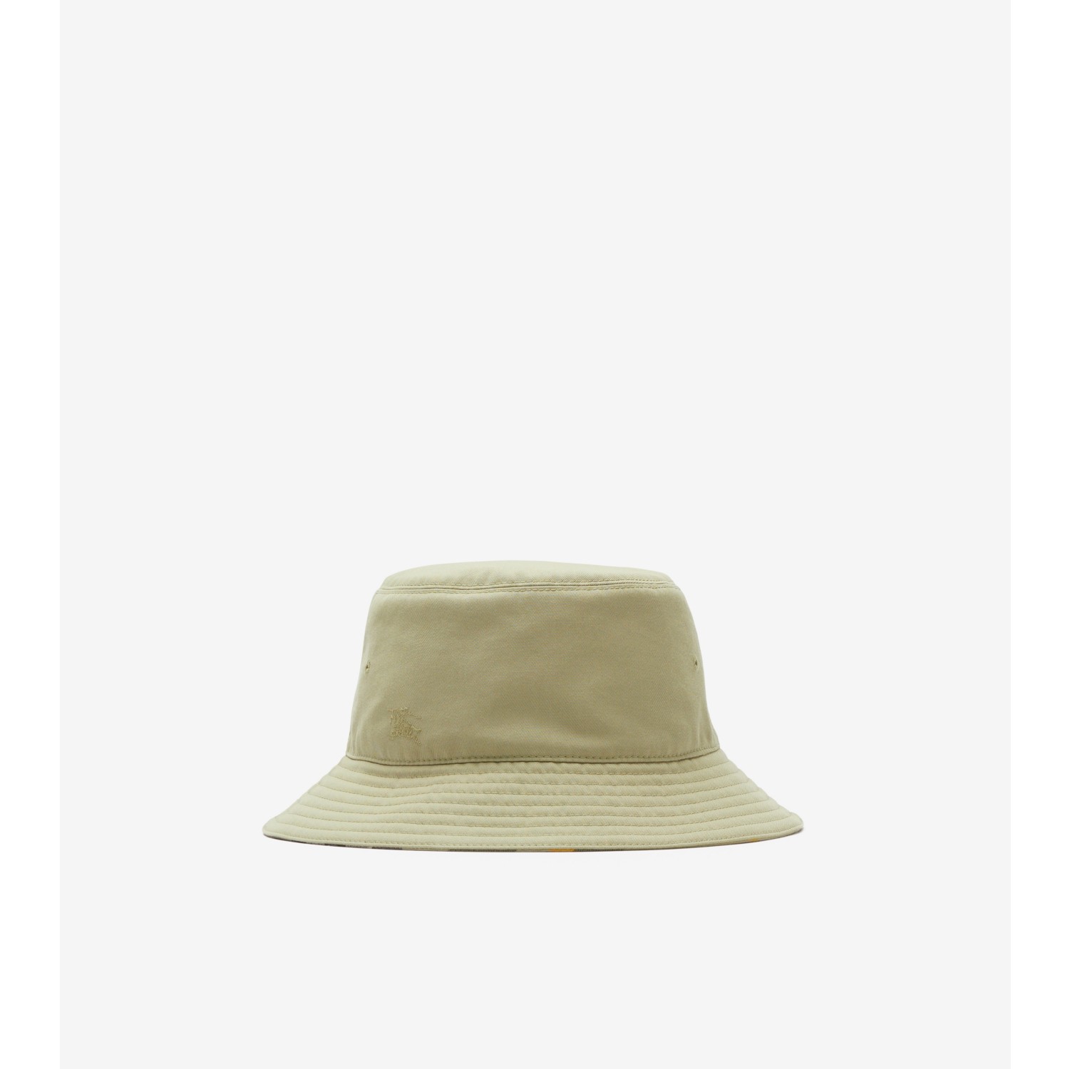 Burberry Reversible Cotton Blend Bucket Hat L Beige