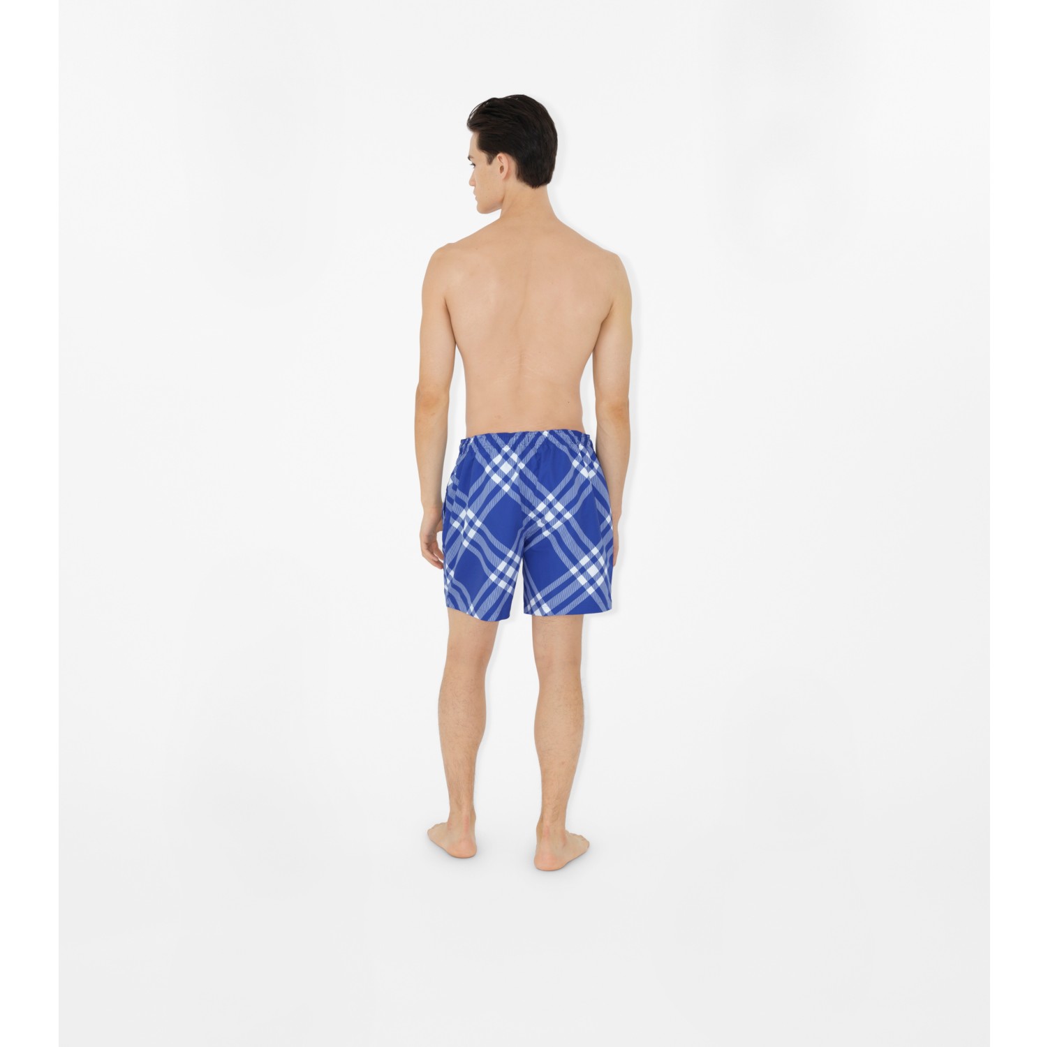 Check Swim Shorts in Knight Men Burberry® Official