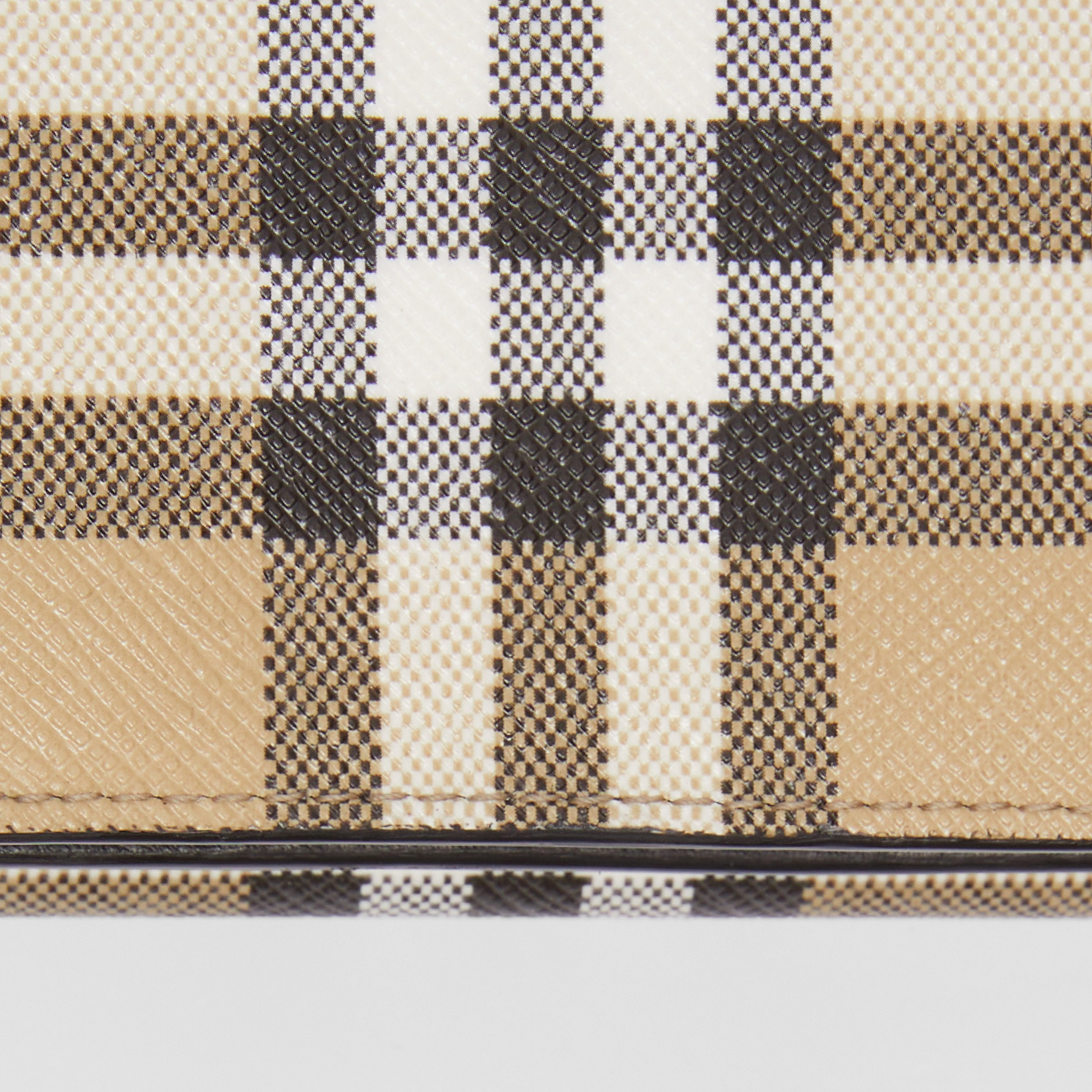Vintage Check and Leather Folding Wallet in Archive Beige - Men | Burberry® Official - 2