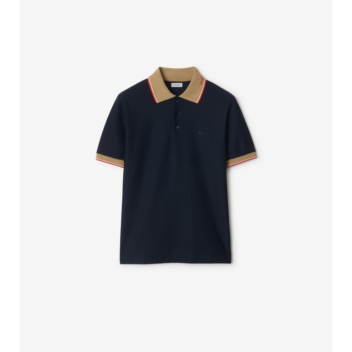  Embroidered Logo Collar Polo Shirt