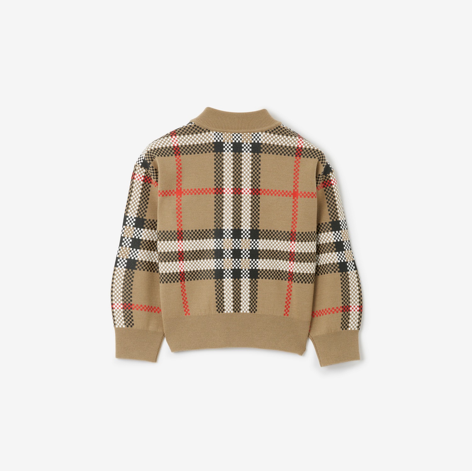 Wollpullover in Check (Vintage-beige) | Burberry®