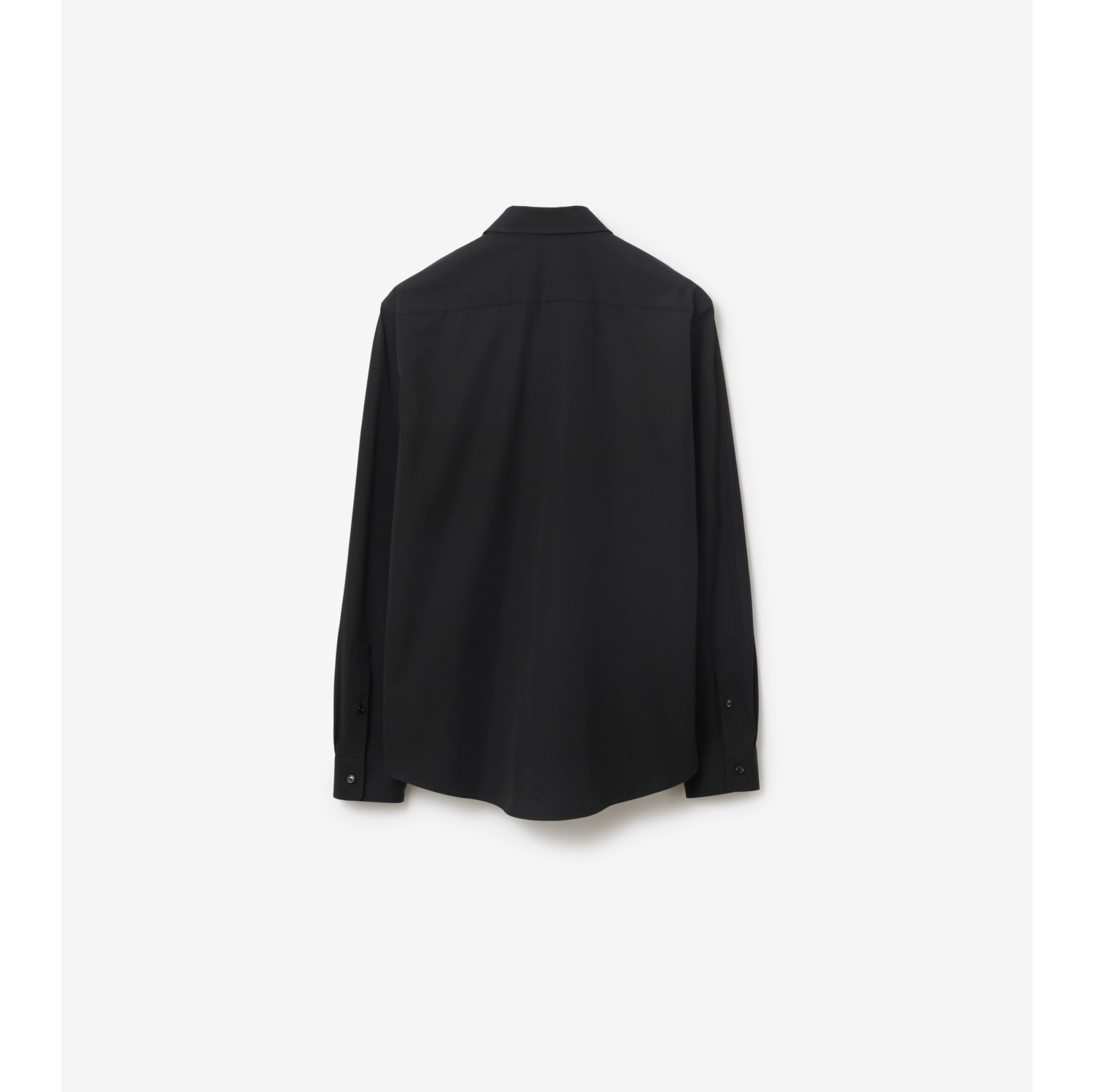 Cotton Formal Shirt in Black - Men | Burberry® Official