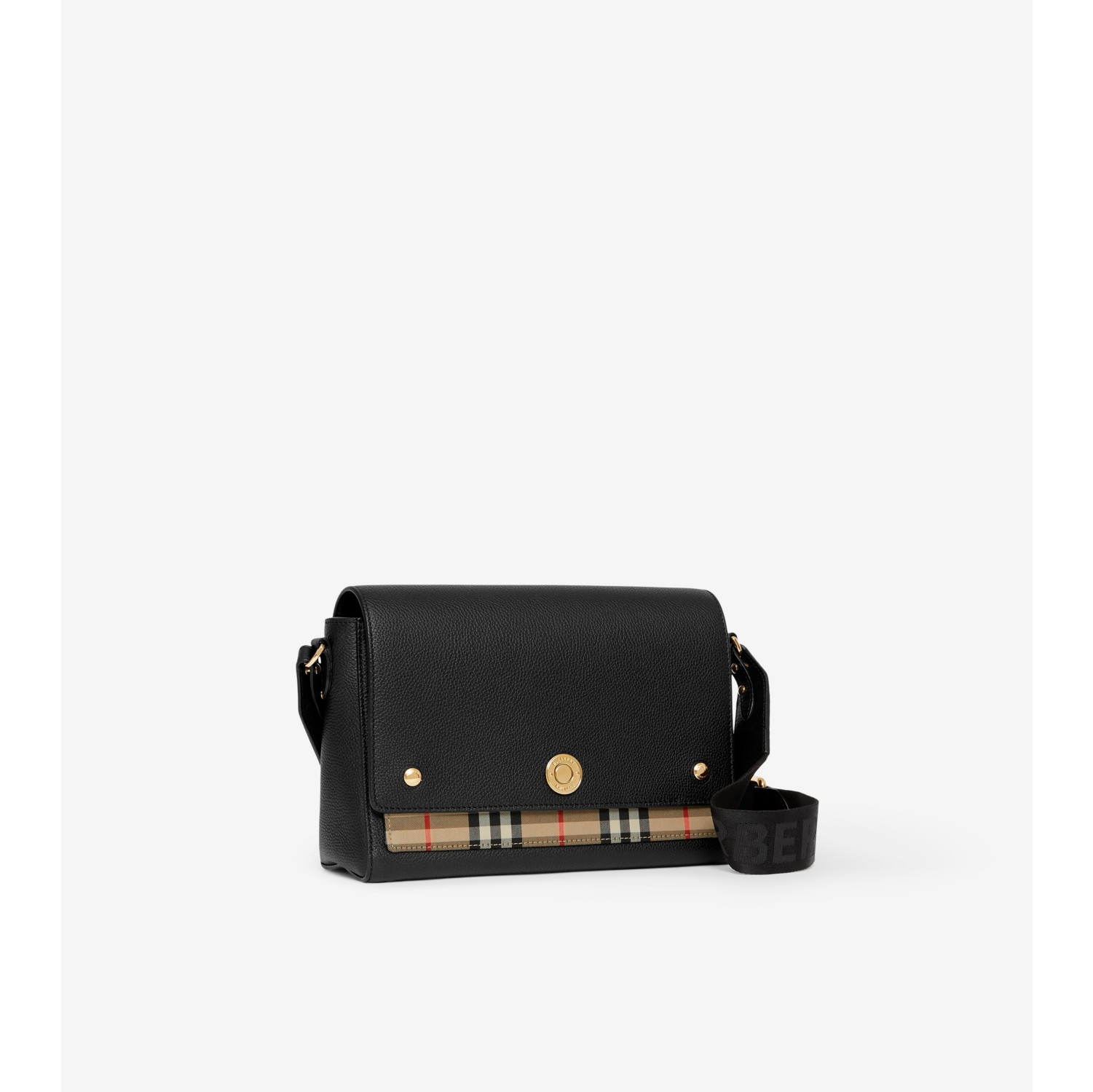 Note Bag in Black - Women, Leather | Burberry® Official