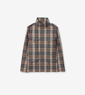 BURBERRY　ウール　ジャケット ボンデッドウール フィールドジャケット (ロック／ブリス) - メンズ
