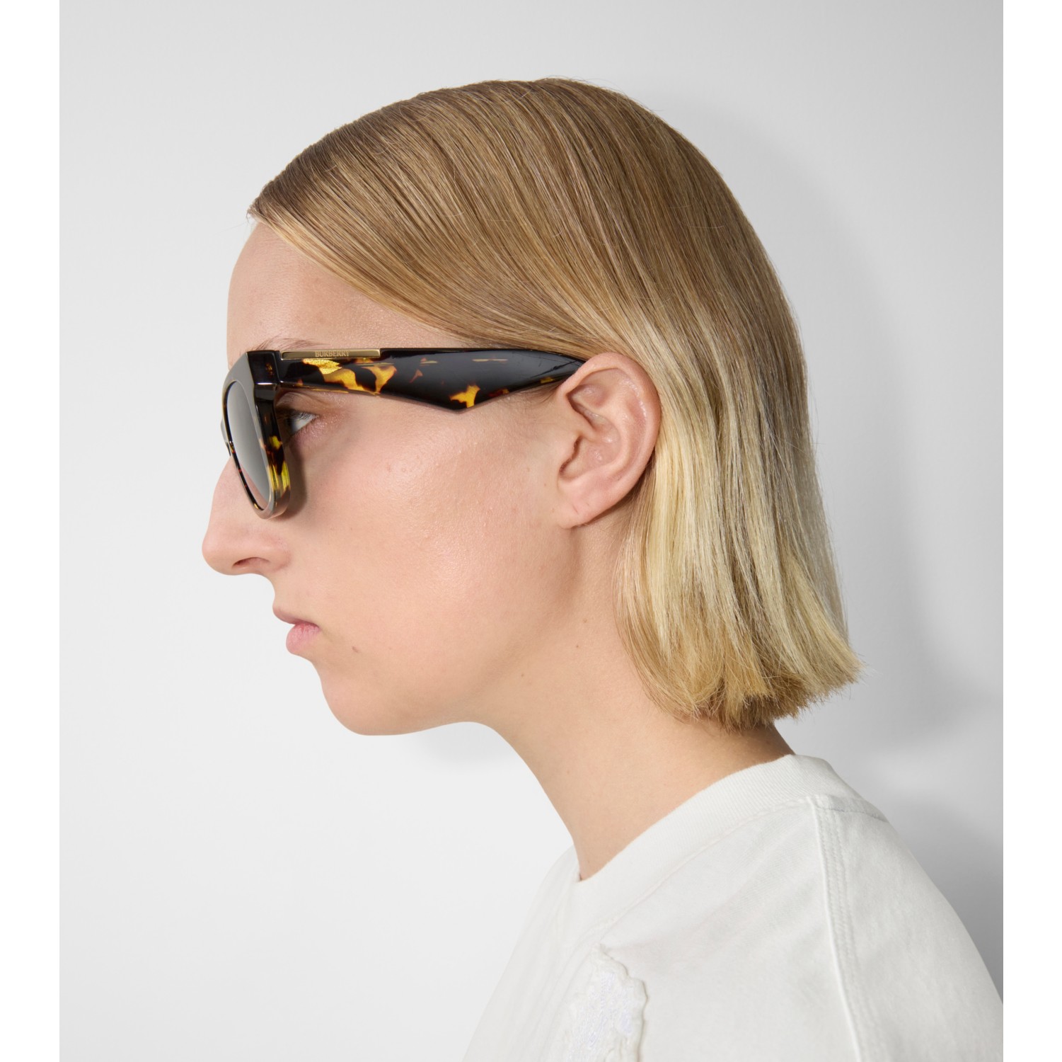 Arch Facet Sunglasses in Dark Havana Burberry Official