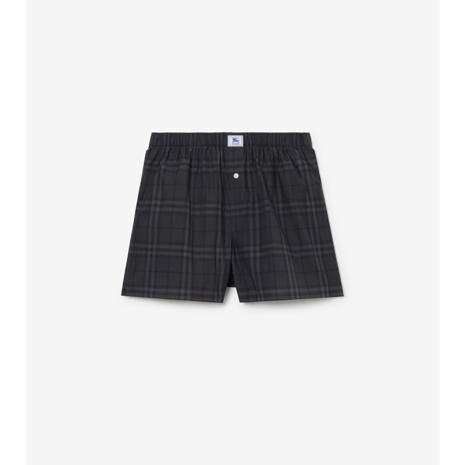 Check Cotton Boxer Shorts