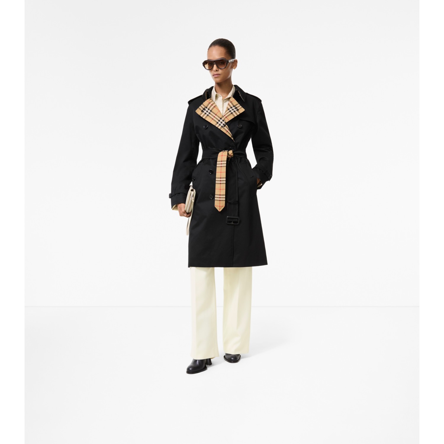 Long Gabardine Lakefield Trench Coat - thumbnail 10