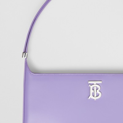 purple burberry purse