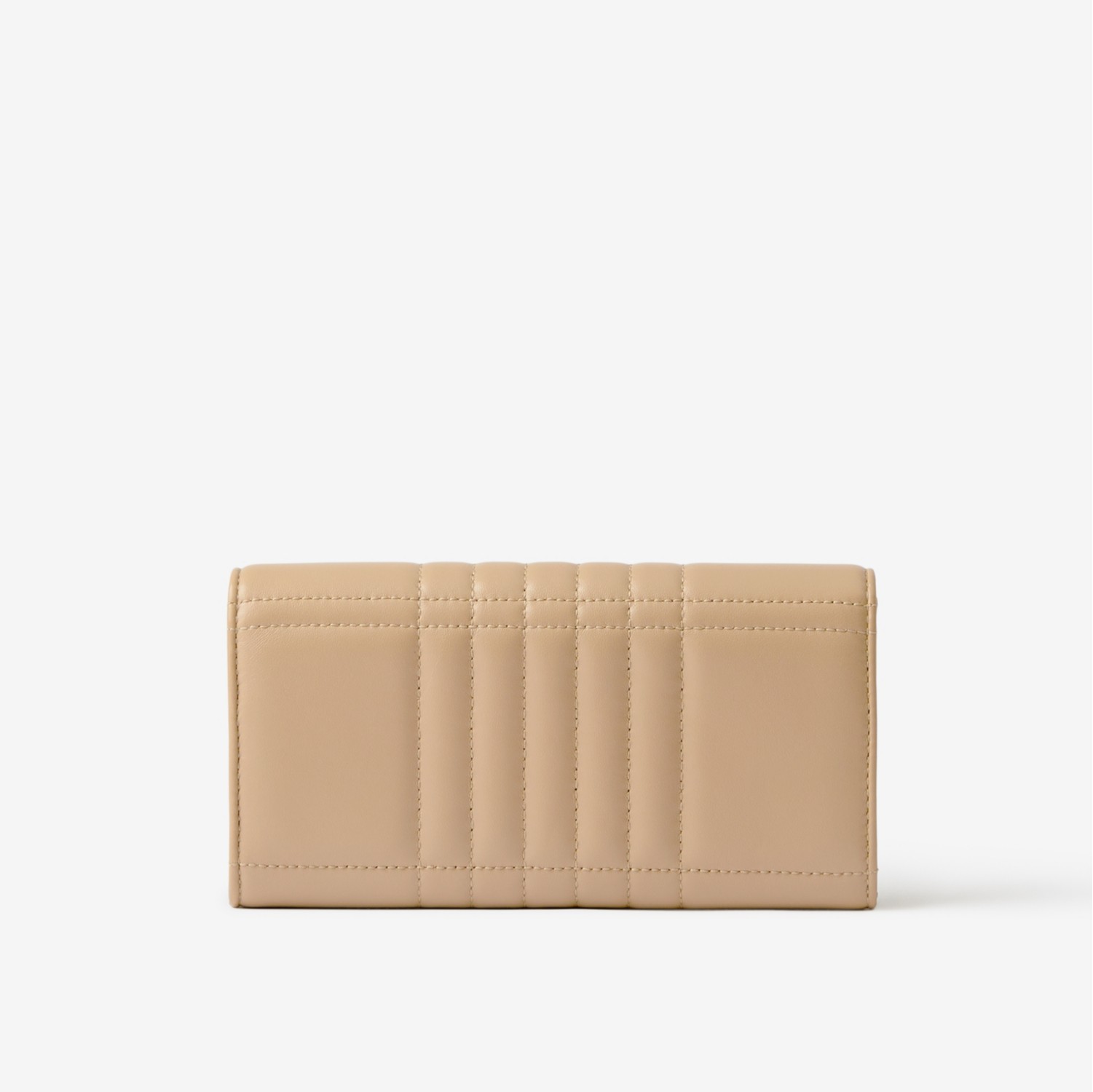 キルティングレザー ローラ コンチネンタルウォレット (オーツベージュ／ダスキーピンク) - ウィメンズ | Burberry®公式サイト