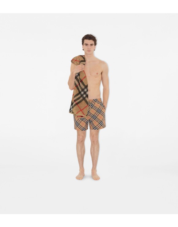Check Cotton Towel