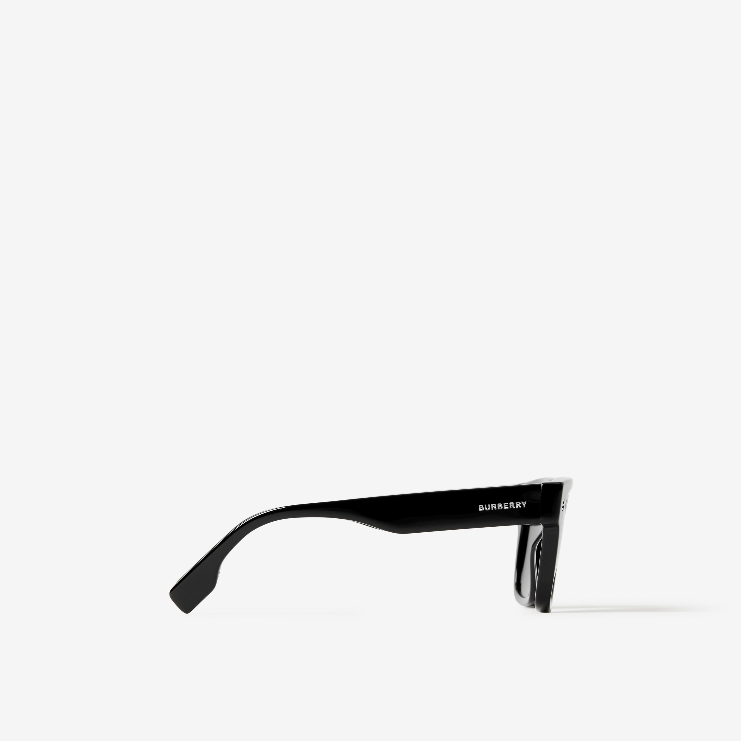 Square Frame Sunglasses in Black | Burberry® Official - 2