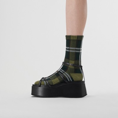 burberry platform sandals